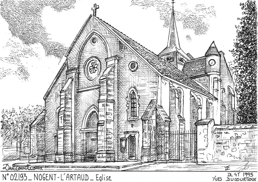 N 02193 - NOGENT L ARTAUD - église